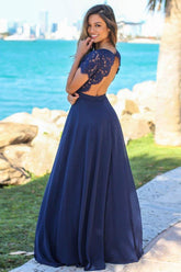 Vestidos de dama de honor de gasa con escote corazón y apliques BD099
